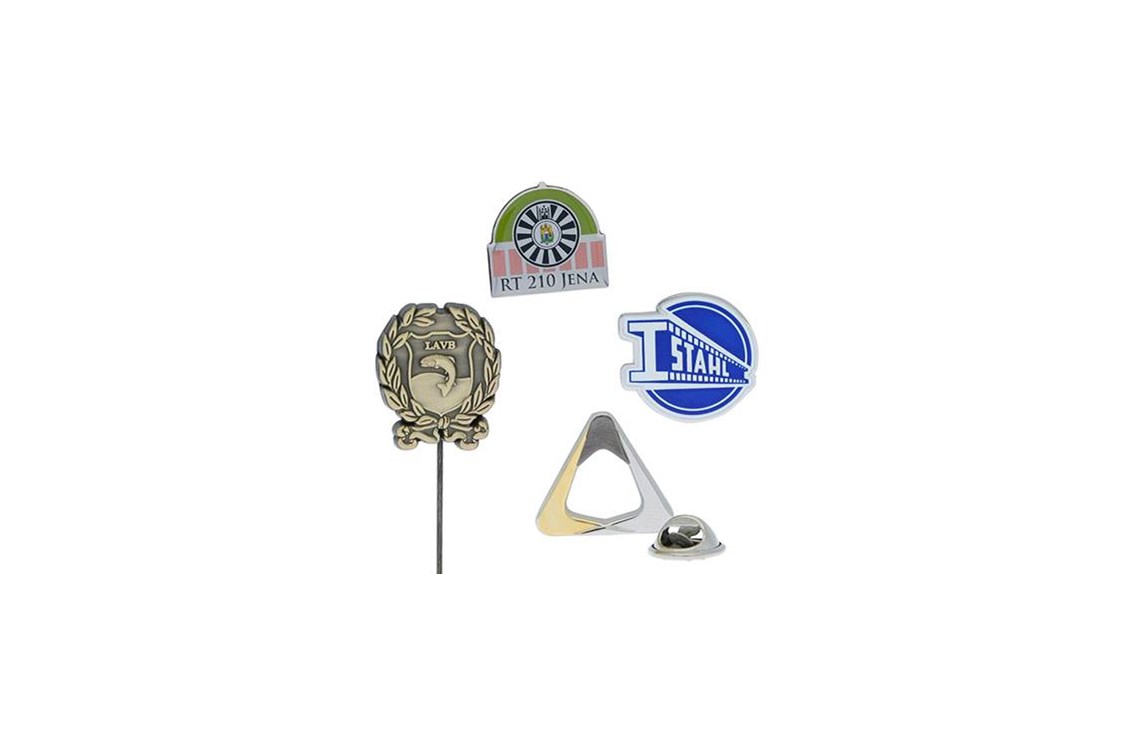 Dienstleister: Pin & Anstecker immer individuell nach Kundenwunsch gefertigt, bereits ab 100 Stück. - Pins & mehr GmbH & Co.KG